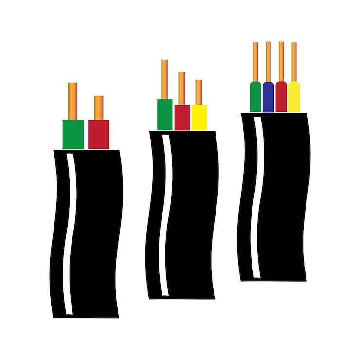 Vector power cord icon