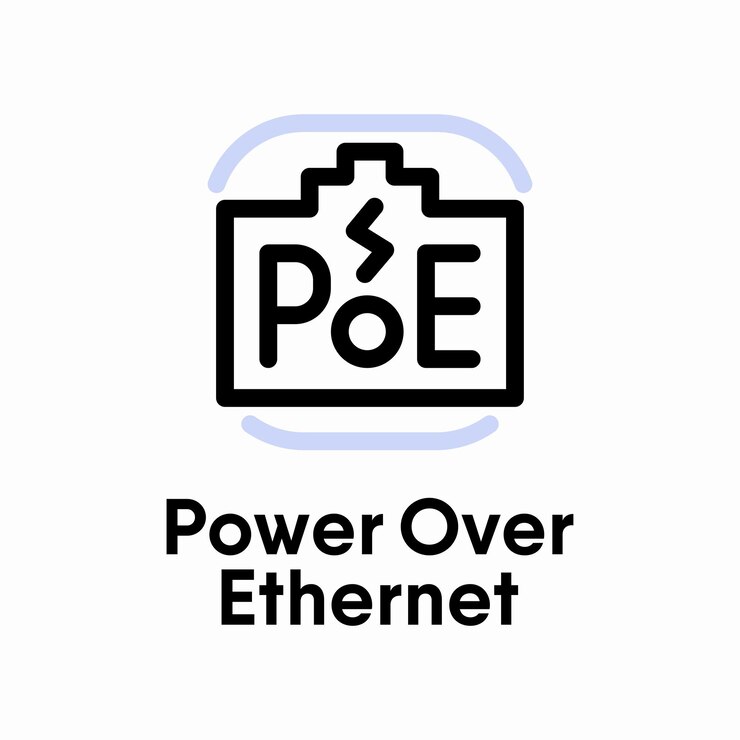 Vector power over ethernet information sign