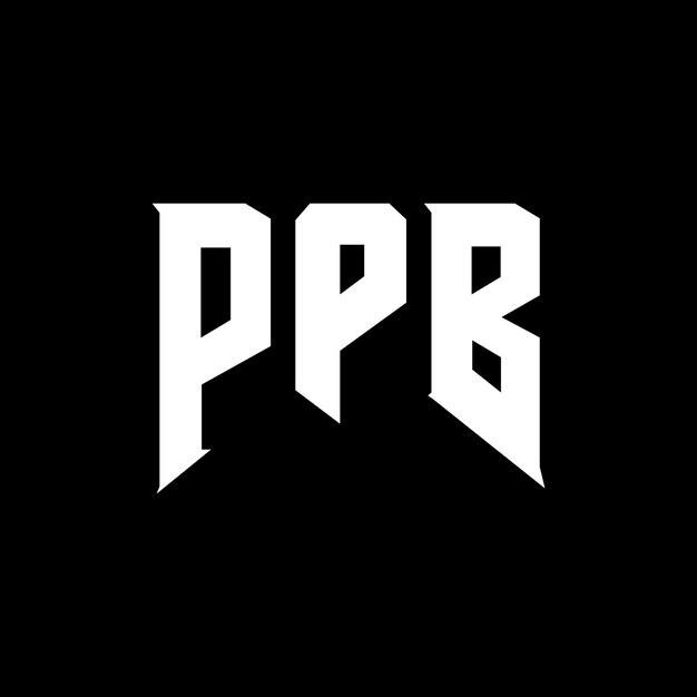 ppb letter logo design for technology company ppb logo design black and white color combination ppb logo ppb vector ppb design ppb icon ppb alphabet ppb typography logo design