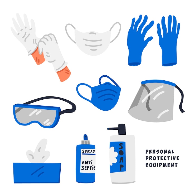 Vector ppe - personal protective equipment