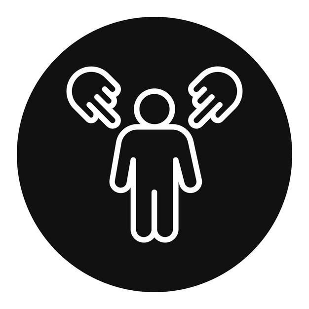 Prejudice icon vector image Can be used for Bullying in Society