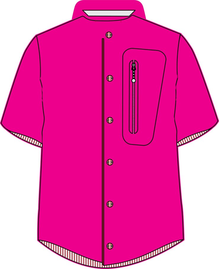 Vector premier mens short sleeve formal poplin plain work shirt