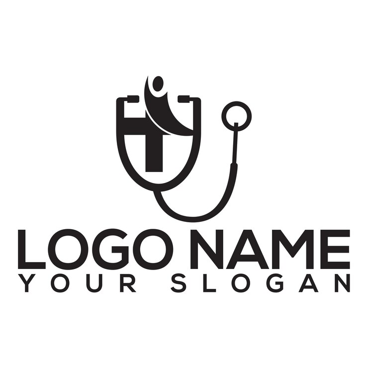 Vector premium medical logo design template vector graphic