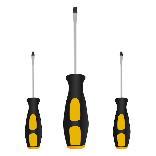 Premium vektor tools screwdriver