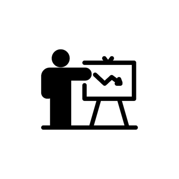 presentation icon vector