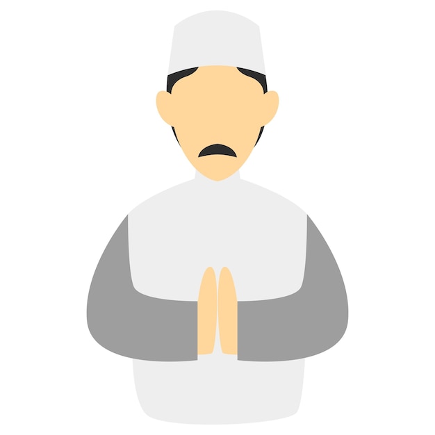 Pria Muslim Berdoa