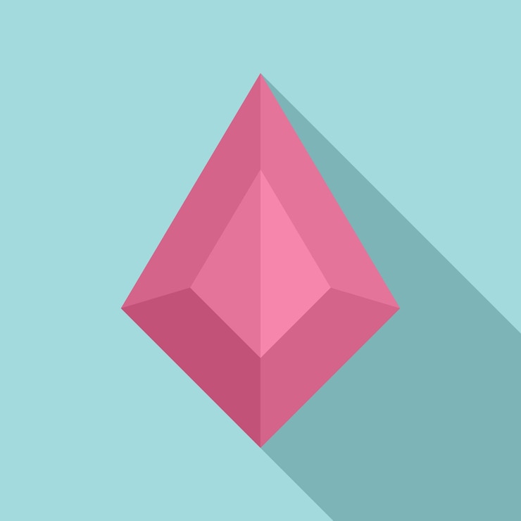Vector princess jewel icon flat illustration of princess jewel vector icon for web design
