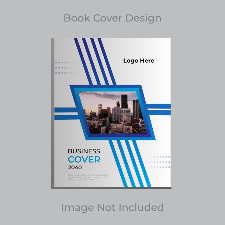 Print ready professional corporate book cover template vector design premium vector