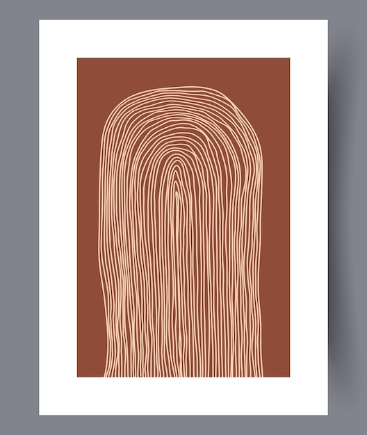 Printable wall art vector poster