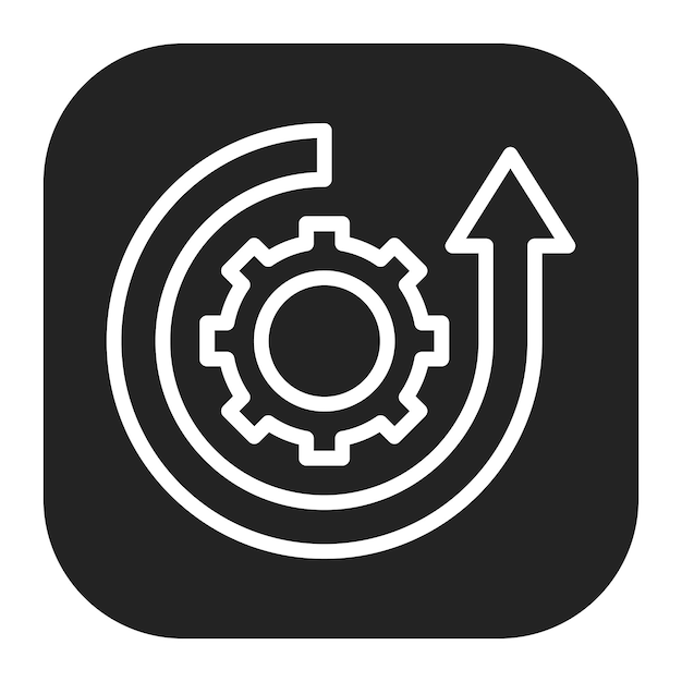 Process Improvement icon vector image Can be used for Operations Management