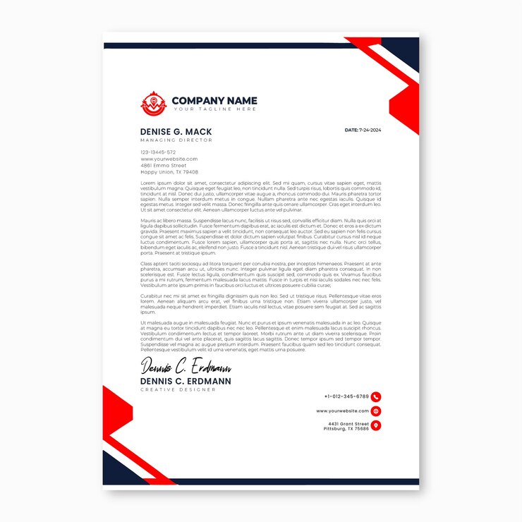 Professional Letterhead Design