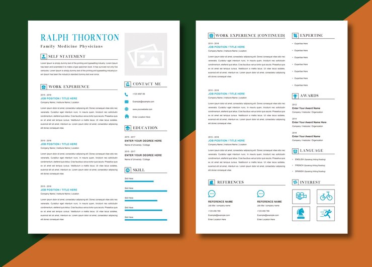 Vector professional resume