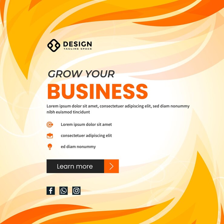 Vector professional simple business facebook post