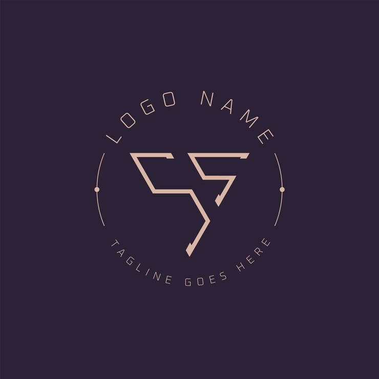 Vector professional ss logo modern minimal ss letter monogram emblem for premium branding