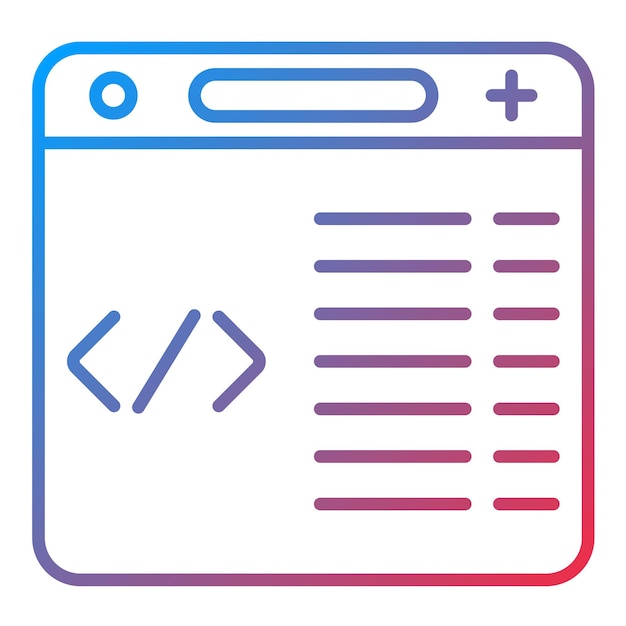 Programming icon vector image Can be used for Data Analytics