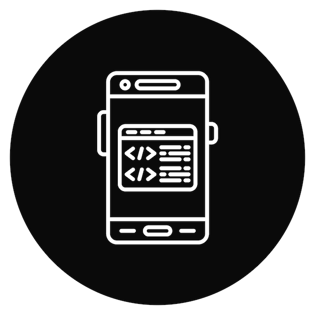 programming icon vector image can be used for mobile app development
