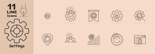 programming tag checklist shield graph padlock and magnifier represents system security coding and optimization features