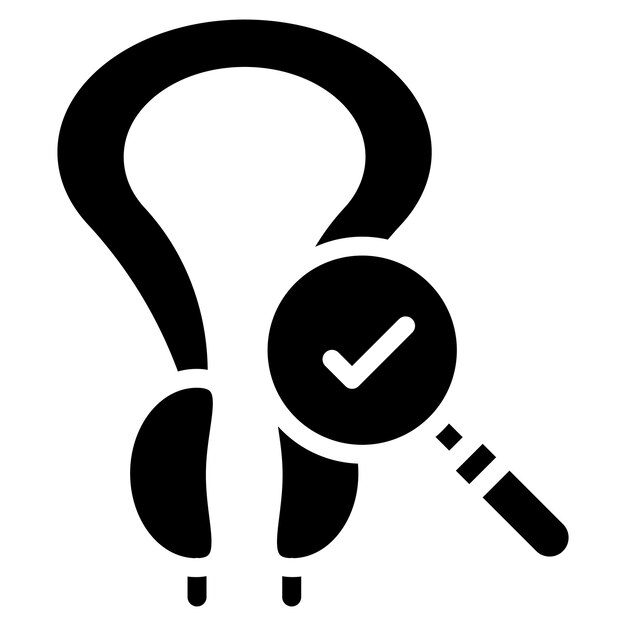 Prostate Exam icon vector image Can be used for Medical Tests