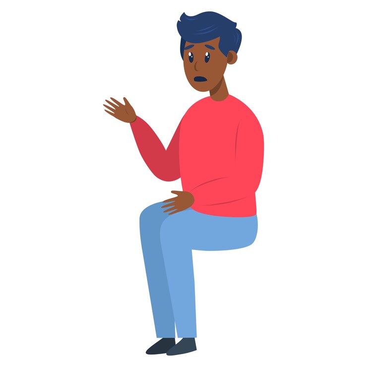 Psychotherapy session black man talking to psychologist sitting mental health concept vector