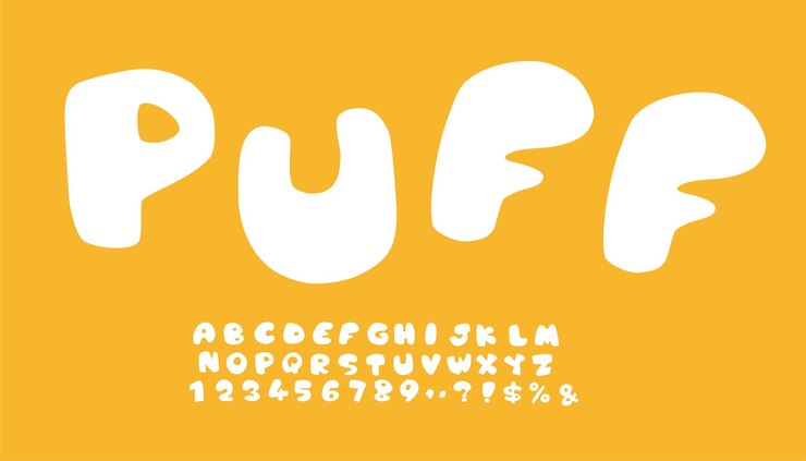 Puffy Cloud font
