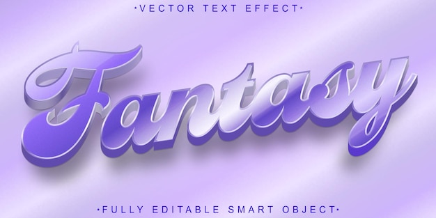 purple dream fantasy vector fully editable smart object text effect