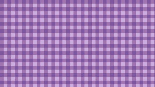 Purple violet gingham plaid checkers pattern background illustration wallpaper backdrop postcard