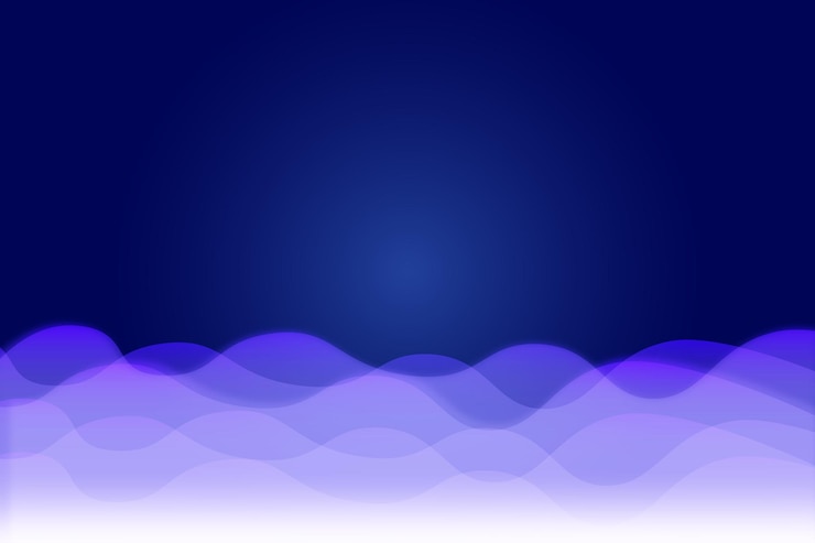 Vector purple wave background shape