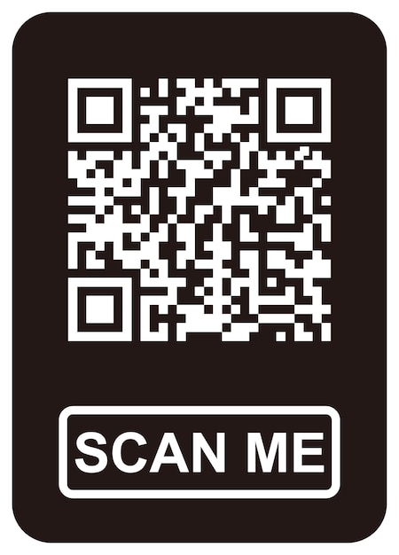 QR code scan icon Scan me frame QR code scan for smartphone