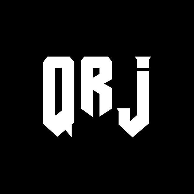 qrj letter logo design for technology company qrj logo design black and white color combination qrj logo qrj vector qrj design qrj icon qrj alphabet qrj typography logo design