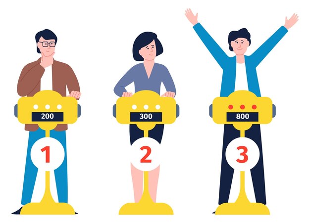 Quiz game tv show Trivia knowledge contest