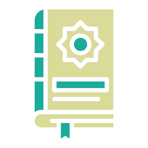 Quran vector icon illustration of Dubai iconset