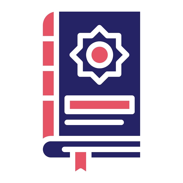 Quran vector icon illustration of Dubai iconset