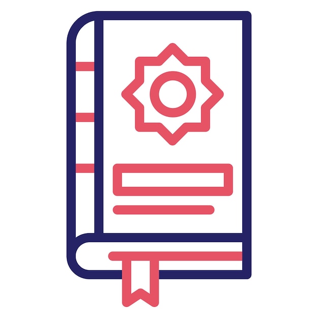 Quran vector icon illustration of Dubai iconset