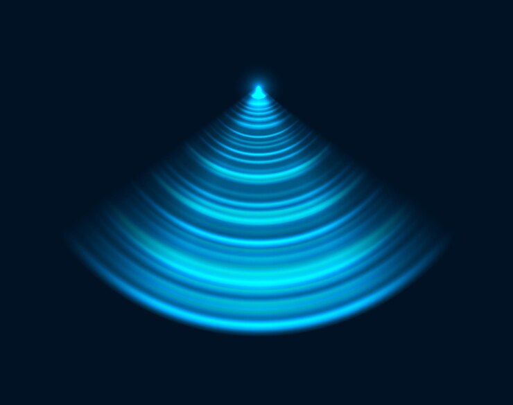 Vector radar sonar wi fi sensor wave signal sound scan