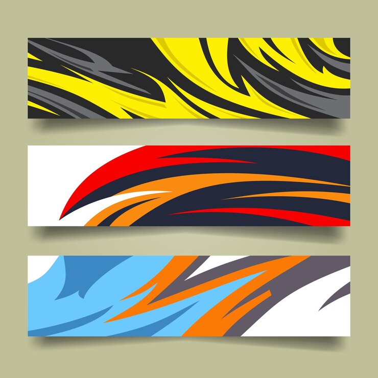 Vector rally car decal graphic wrap vector abstract background sport car decal wrap design vector