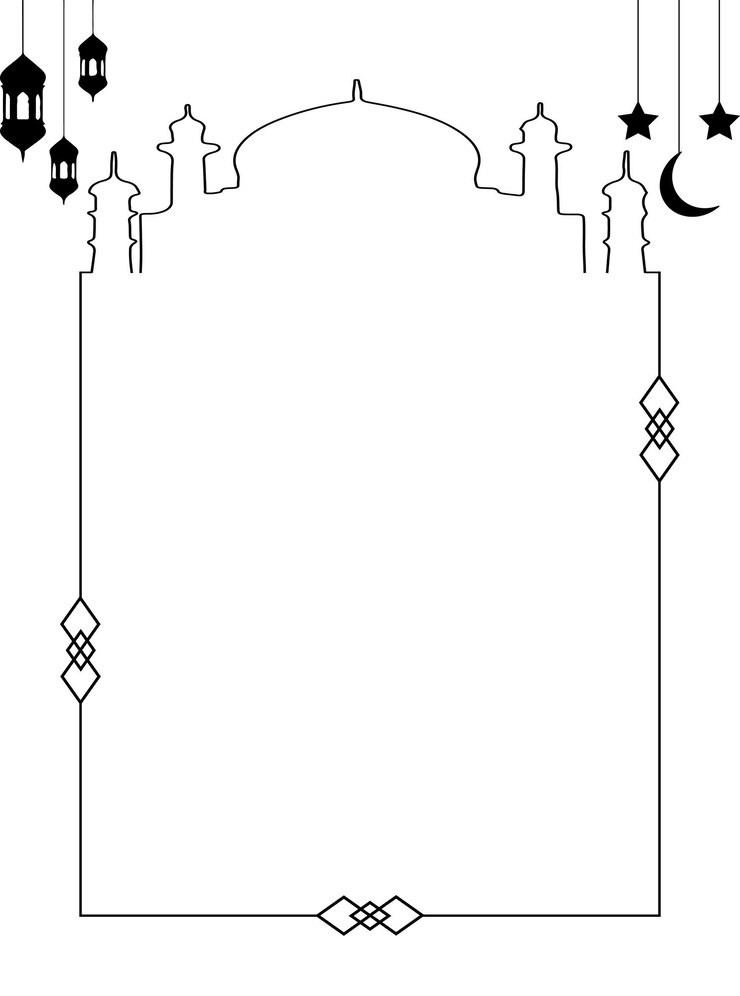 Ramadan Kareem concept banner beautiful arabesque pattern Vector illustration