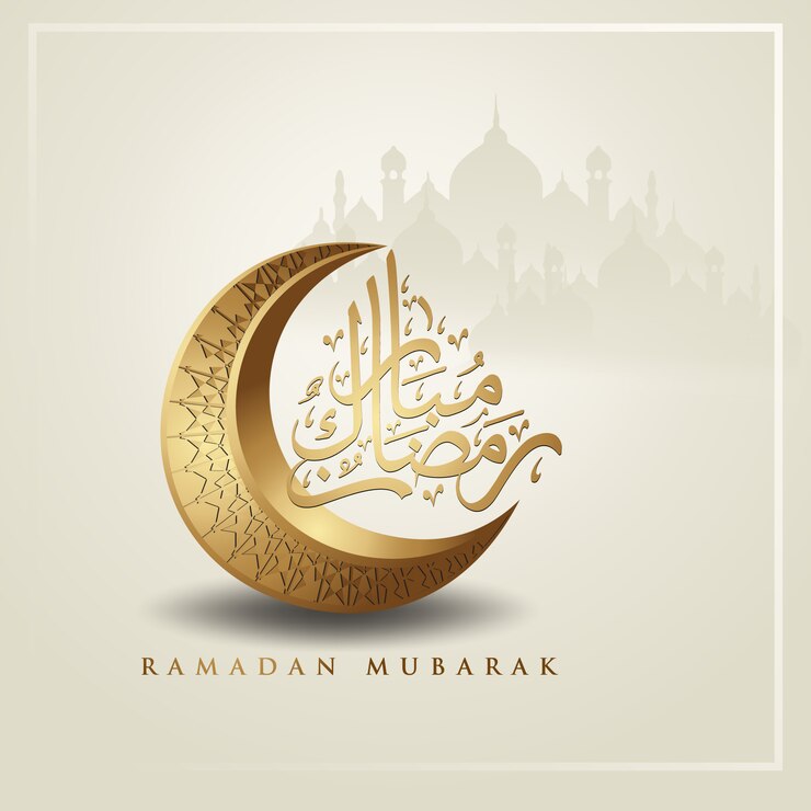 Vector ramadan kareem with arabic calligraphy, traditional lantern and islamic ornamental colorful detail of mosaic for islamic greeting.
