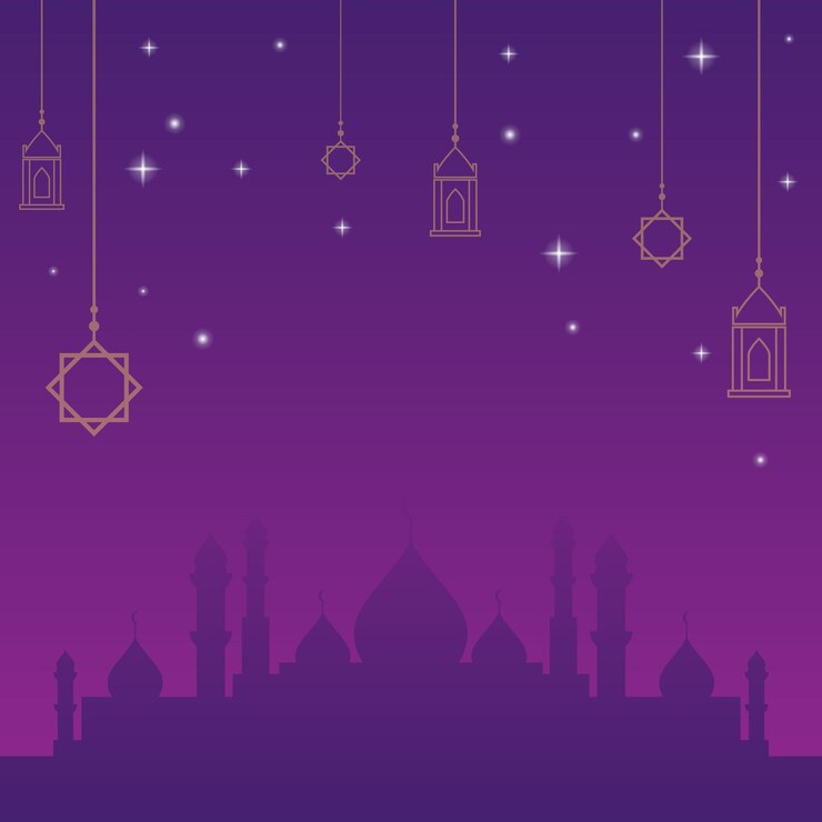 Vector ramadhan kareem poster banner or wallpaper flat design vector