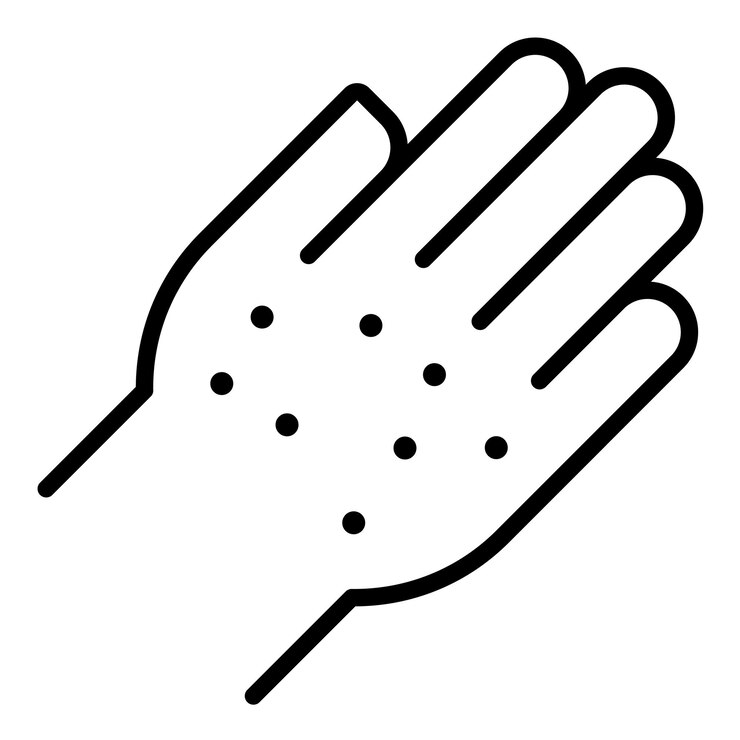 Vector rash vector illustration style