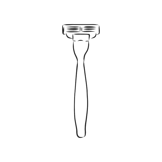 Razor vector sketch icon isolated on background razor vector sketch illustration