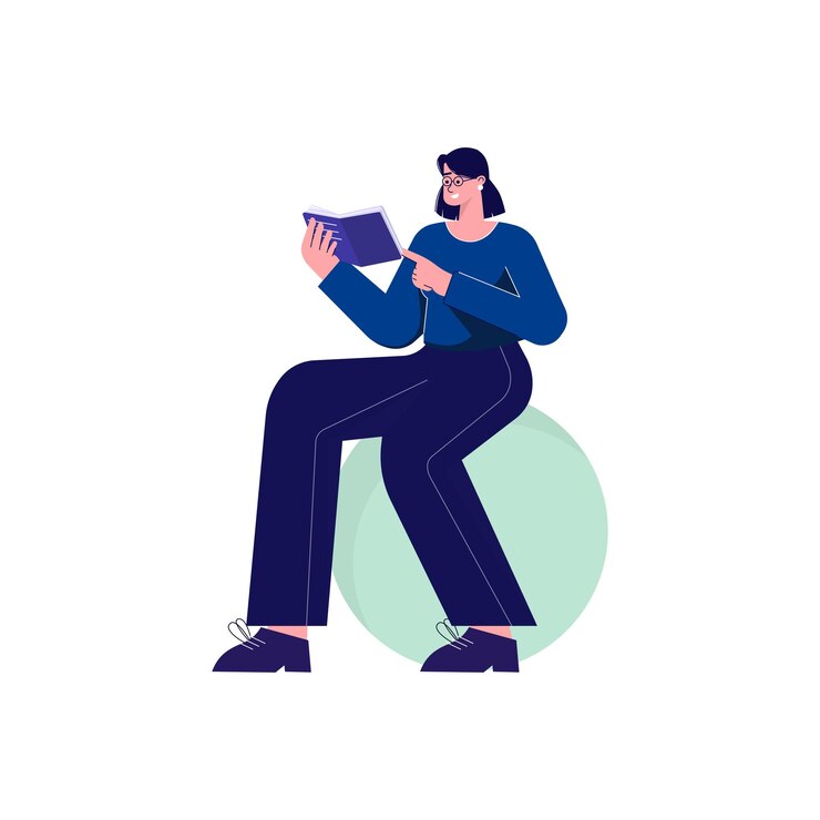 Reading Book Flat Icon