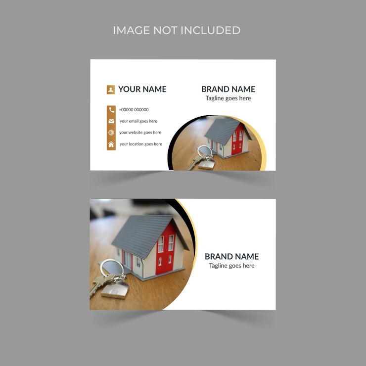 Real Estate Business Card Design Template