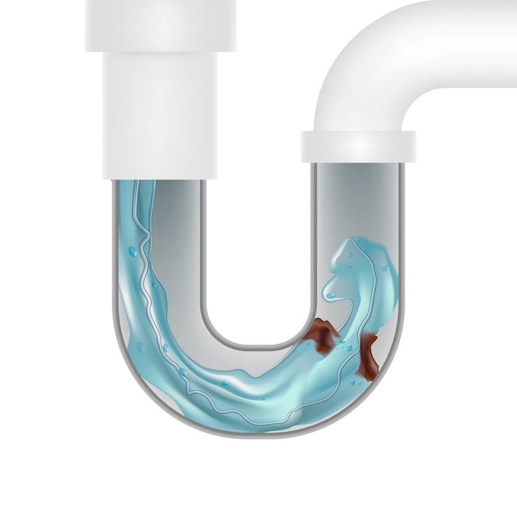 Vector realistic detailed 3d drain cleaner vector