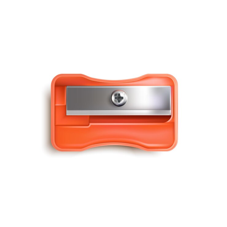 Vector realistic detailed 3d pencil sharpener vector