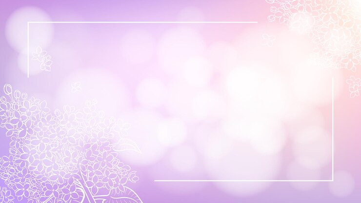 Vector realistic lilac blurred spring background