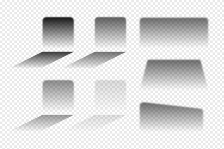 Vector realistic square and rectangle collection