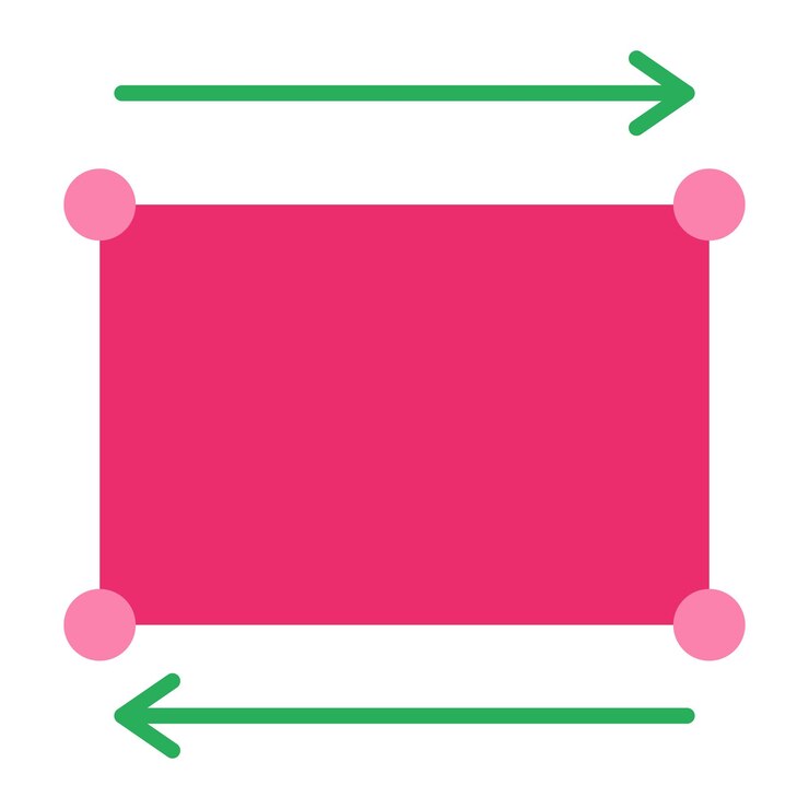Vector rectangle icon