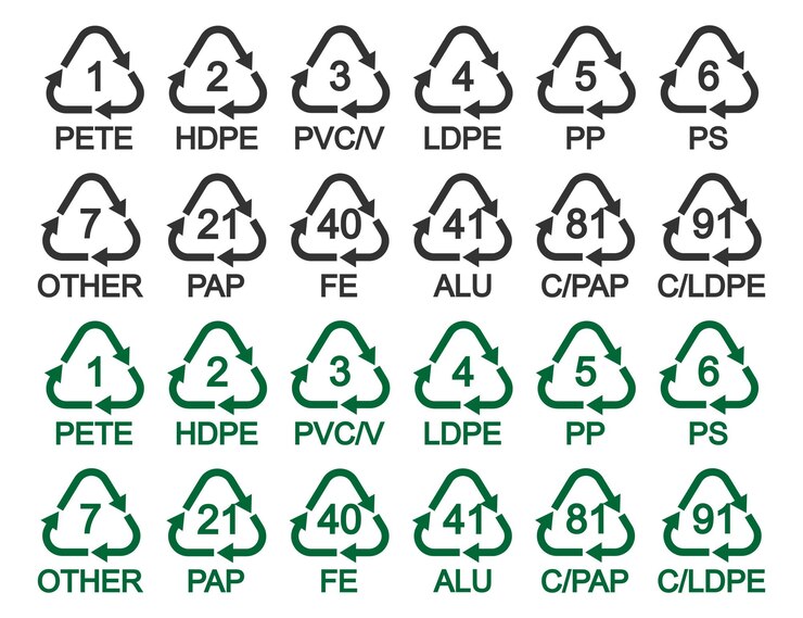 Recycle icon Triangle arrows illustration symbol reuse trash vector