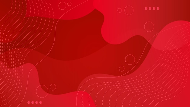 red abstract geometric vector background for background slide
