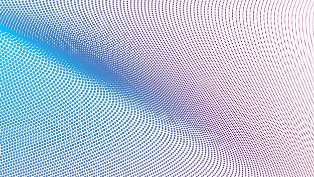 red and blue halftone abstract background